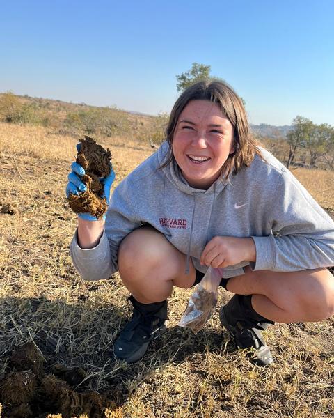 Student doing fieldwork