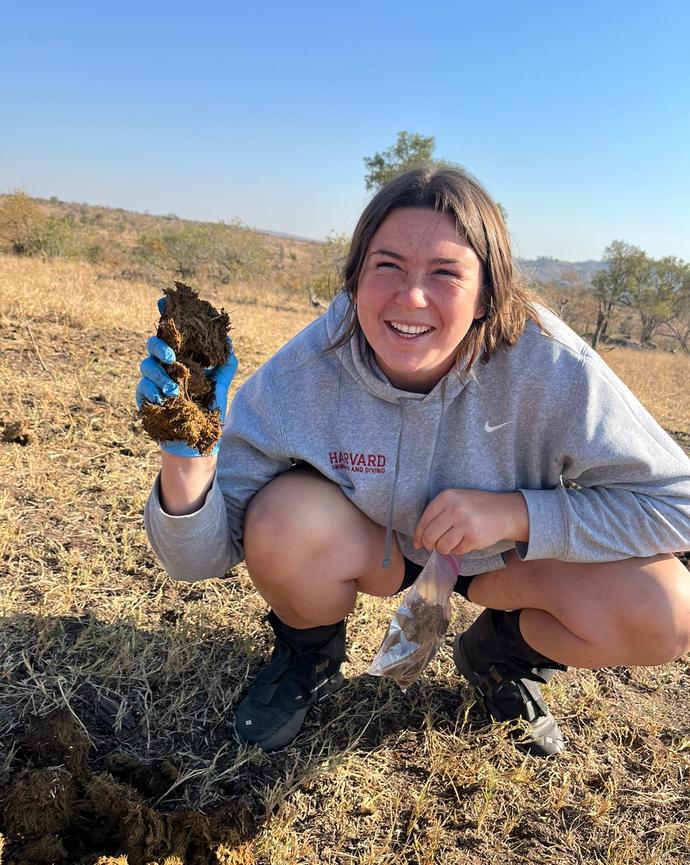 Student doing fieldwork